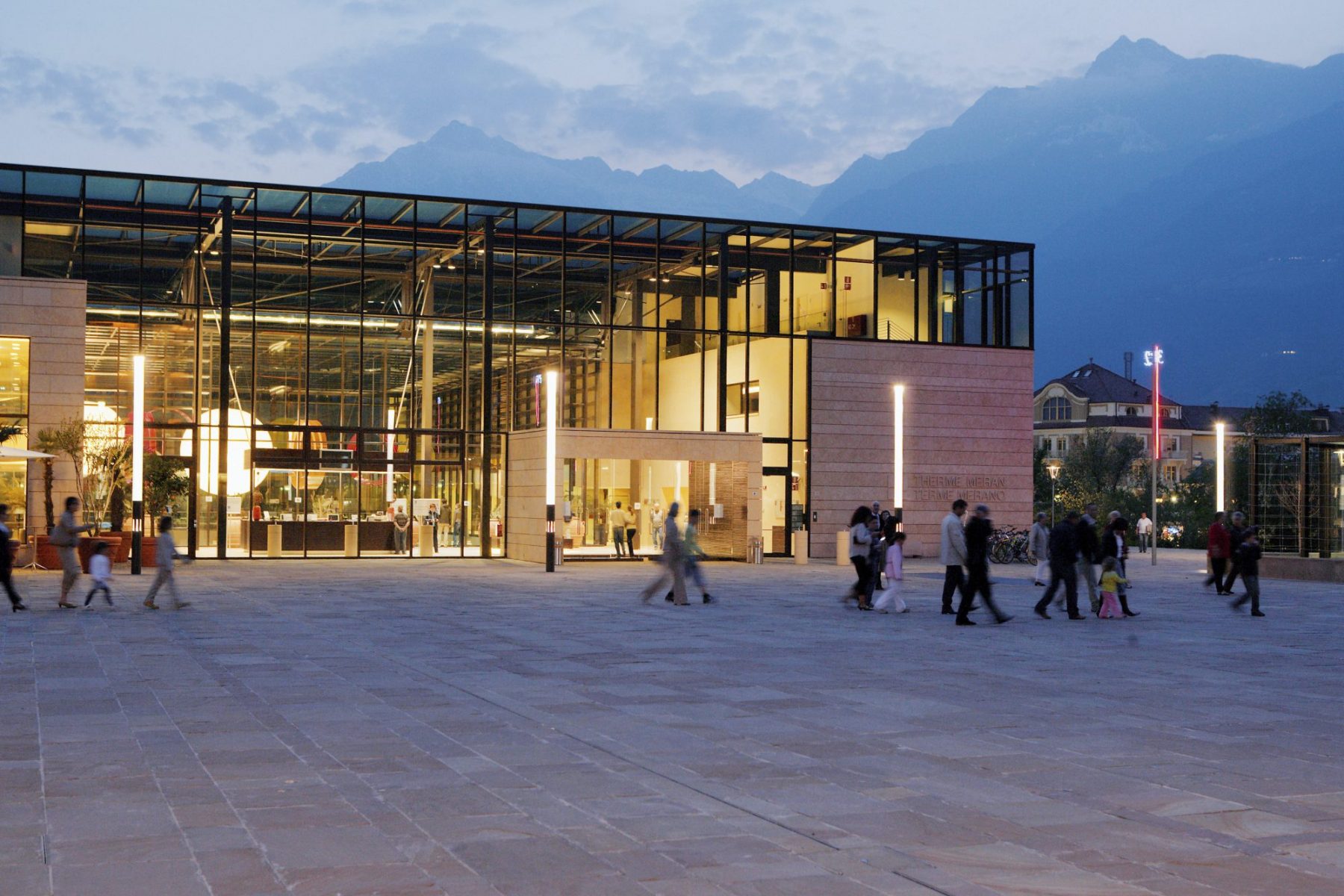 Thermenplatz in Meran, Terme Merano